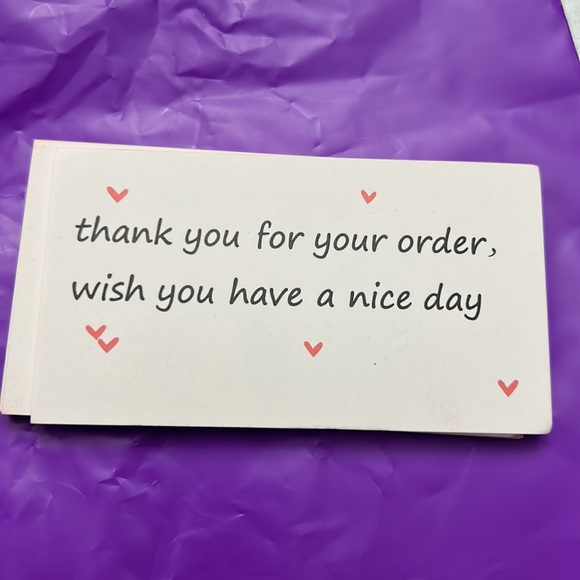 BRAND NEW shipping supply bundle thank you cards, stickers , polymailers - Picture 3 of 5